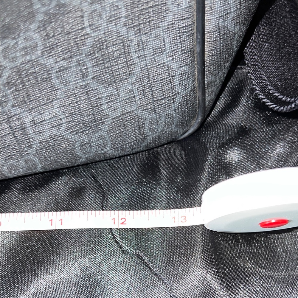 Gucci Dark Gray Monogram Messenger Bag - Picture 11 of 12